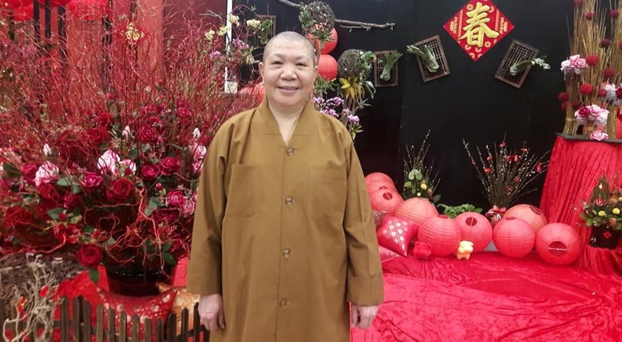 明航寺現任住持上如下緣法師